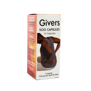 Givers Koo Capsules | Constipation, Blood in stool *unisex* – 30caps