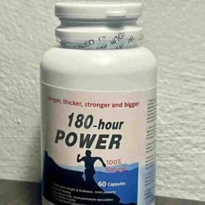 180-Hour Power natural penis enlargement and stamina pills for men’s performance and vitality