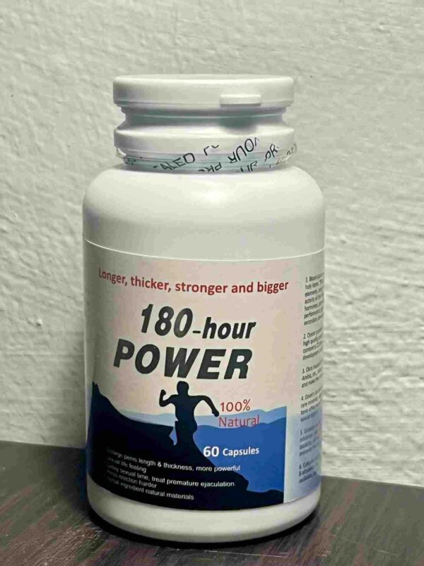 180-Hour Power natural penis enlargement and stamina pills for men’s performance and vitality