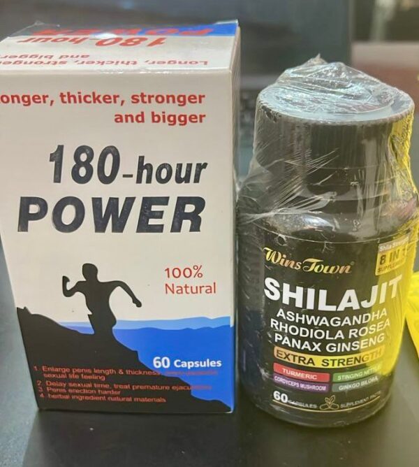 Ultimate Men’s Performance Bundle – Shilajit + 180 Hour Power