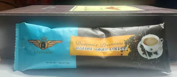 How to prepare instant white coffee sachet step by step